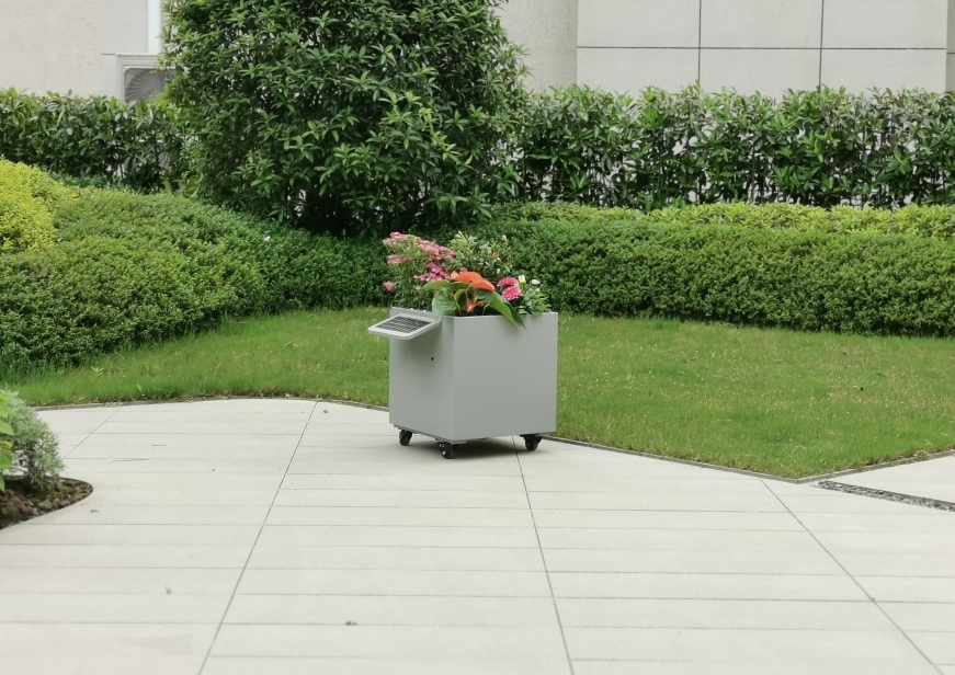 自动监测花箱